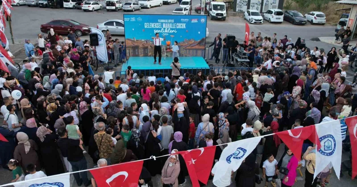 Yıldırım'da Geleneksel Mahalle Çocuk Şenlikleri başladı