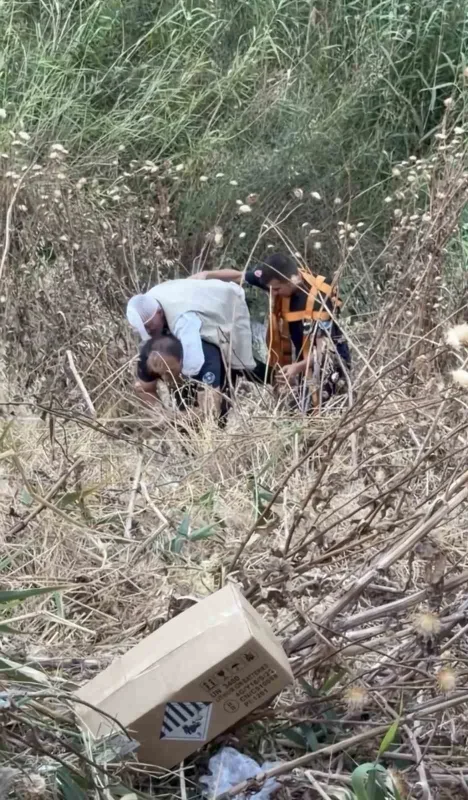 Mustafakemalpaşa'da 20 metrelik uçurumdan düşen yaralı kurtarıldı