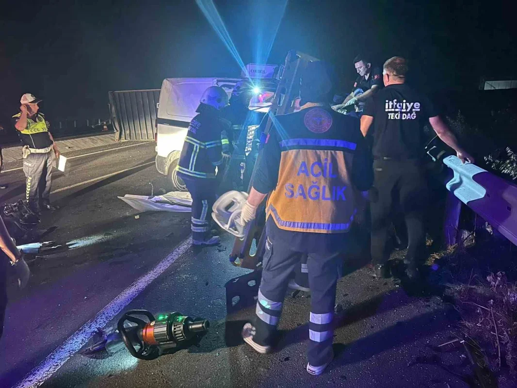 Tekirdağ-Muratlı yolunda dorse kazası: 3 kişi öldü