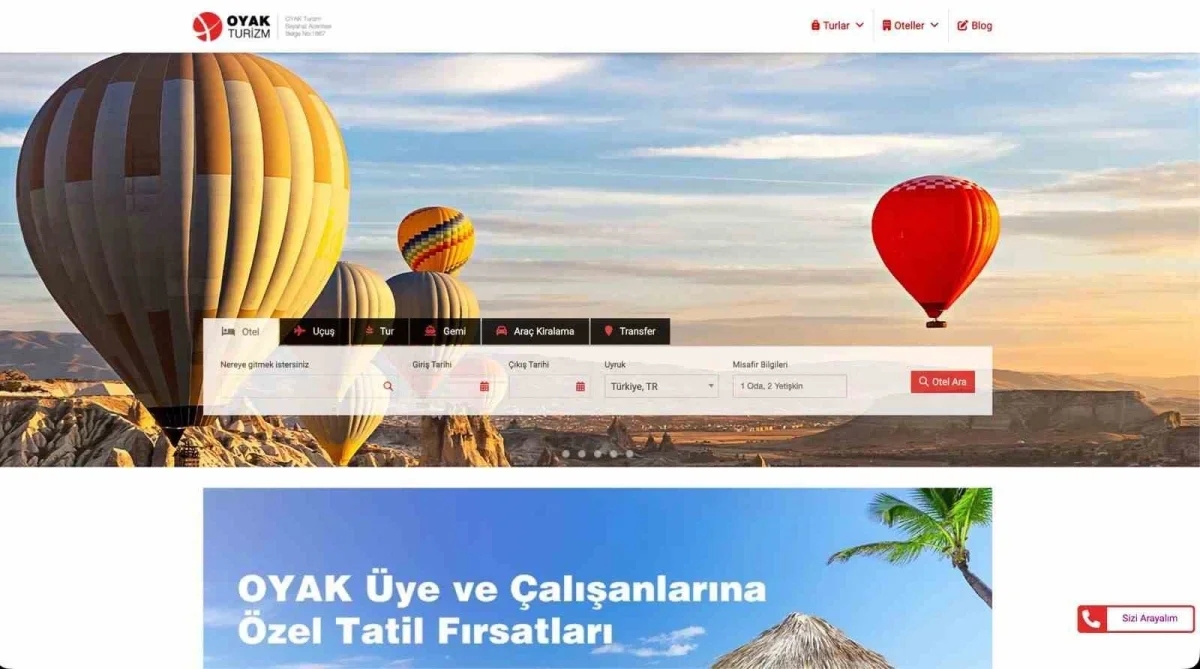 OYAK Turizm yeni dijital platformunu kullanıma açtı
