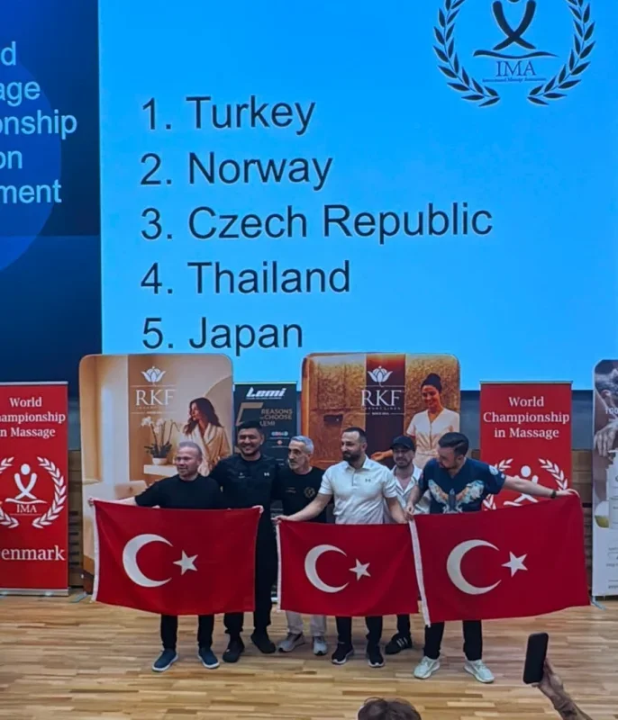 Türkiye, Dünya Masaj Şampiyonası'nda tarihi başarı elde etti
