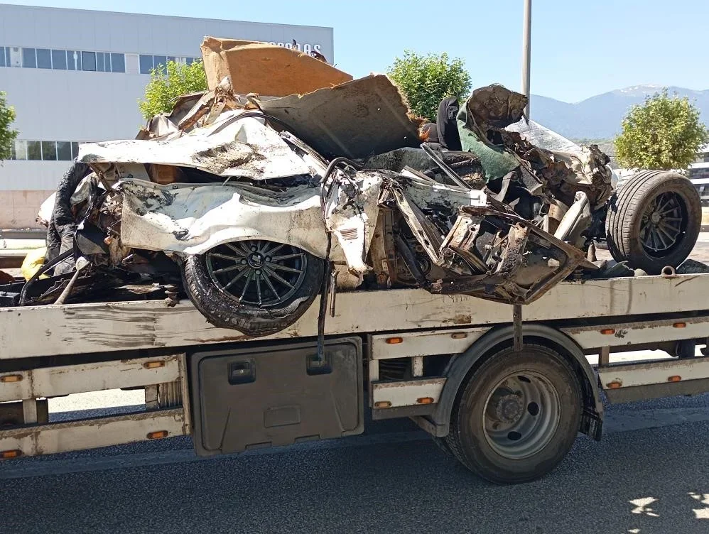 Bursa Kestel'de freni patlayan kamyon sürücüsü öldü