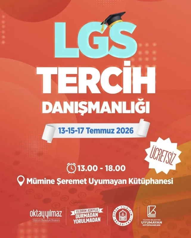 Yıldırım Belediyesi LGS tercih danışmanlığı başvuruları başladı