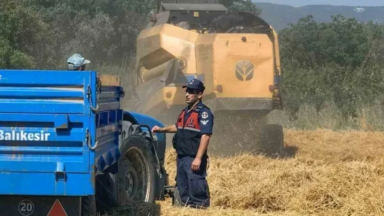 Bilecik'te orman yangını sonrası biçerdöver operatörüne soruşturma