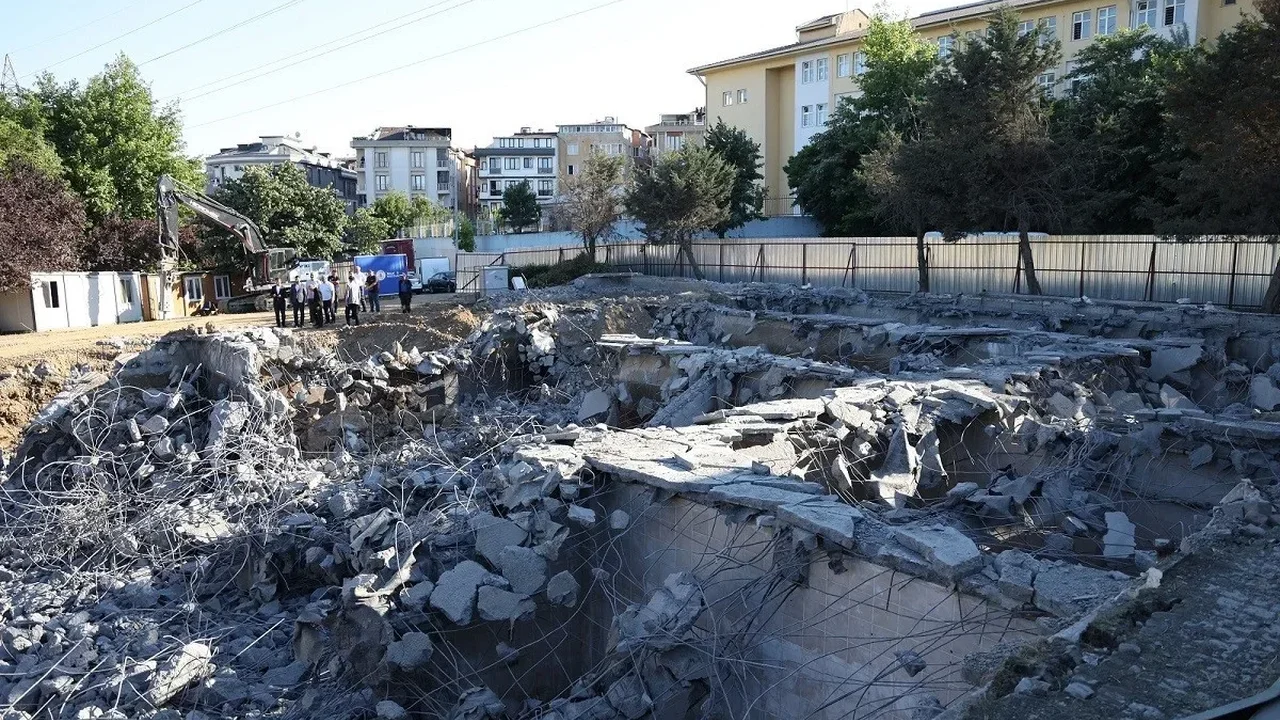 Kağıthane'de Nurtepe Spor Tesisi için çalışmalar başladı