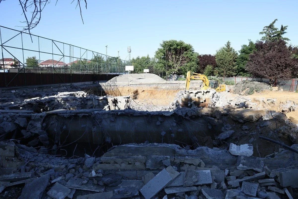 Kağıthane'de Nurtepe Spor Tesisi için çalışmalar başladı