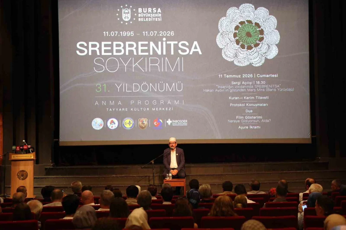 Bursa'da Srebrenitsa Soykırımı anma programı düzenlendi
