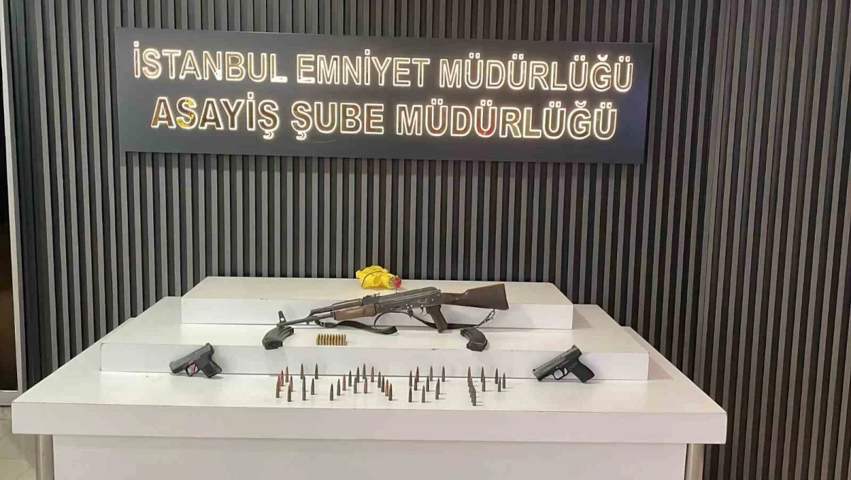 Eyüpsultan'da motosikletten AK-47 ve el yapımı bomba çıktı