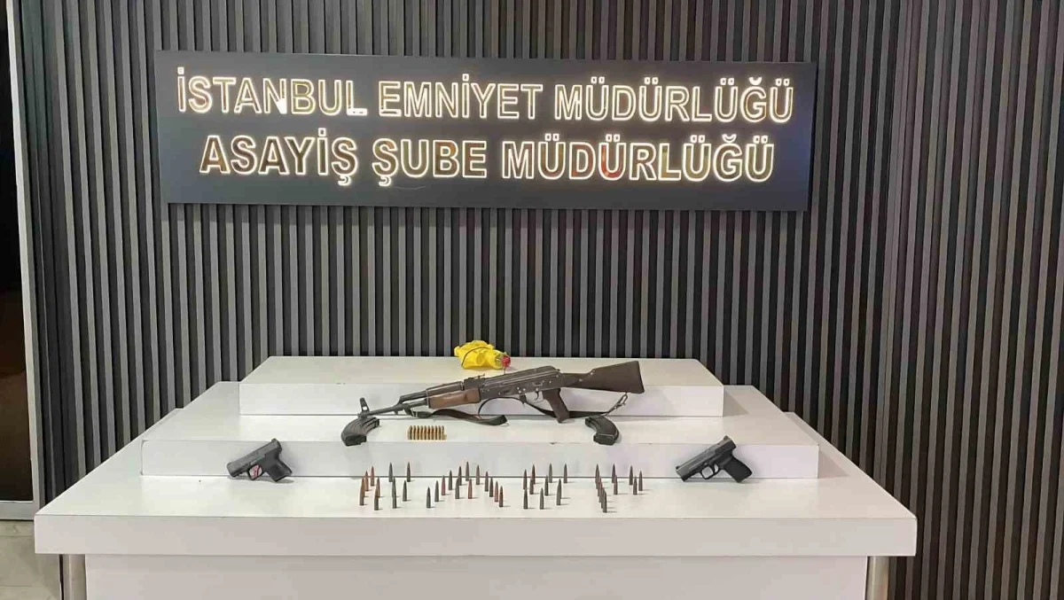 Eyüpsultan'da motosikletten AK-47 ve el yapımı bomba çıktı