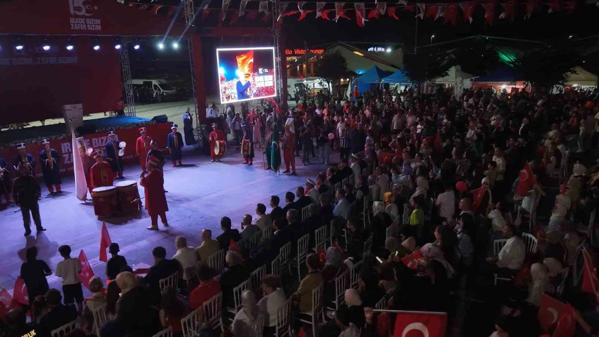 Yalova'da 15 Temmuz Anma Programı ve Demokrasi Yürüyüşü