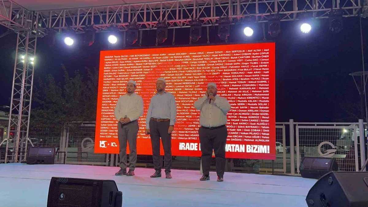 Çanakkale'de 15 Temmuz anma etkinlikleri düzenlendi