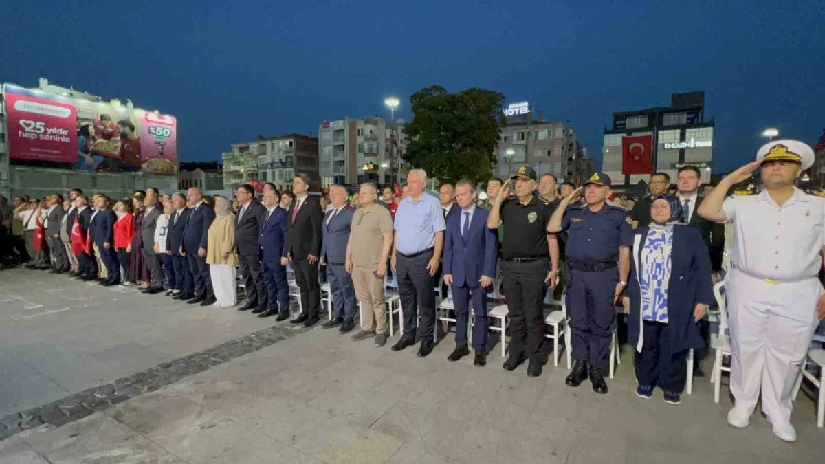 Çanakkale'de 15 Temmuz anma etkinlikleri düzenlendi