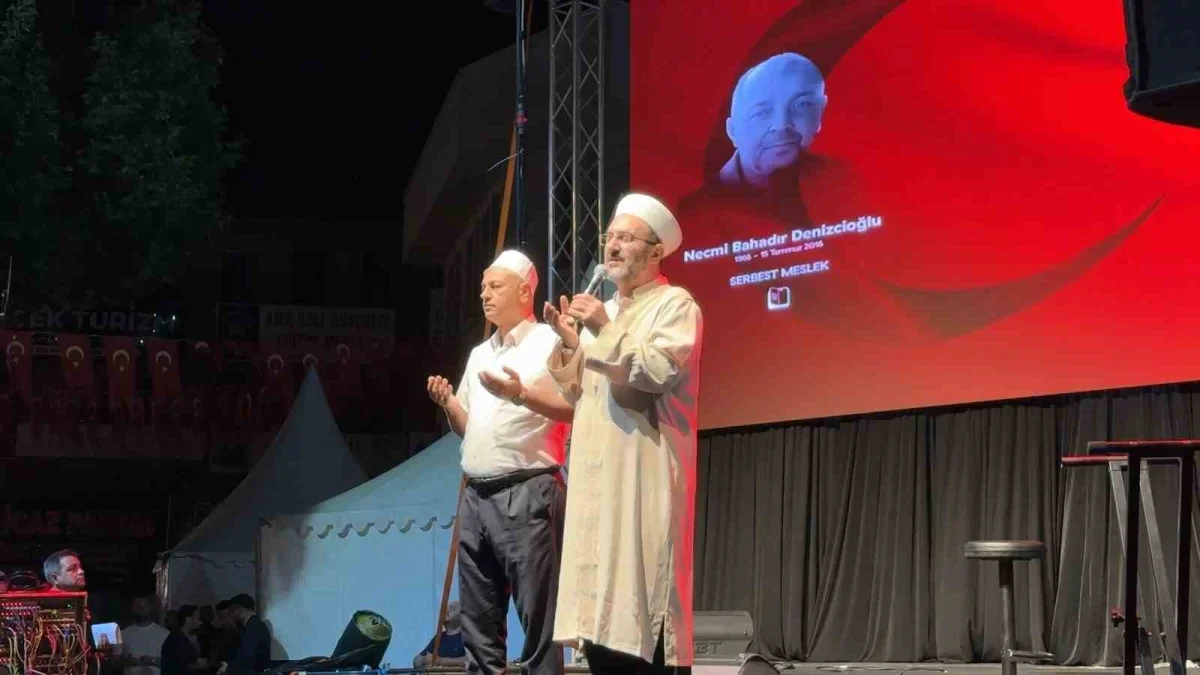 Bursa'da 15 Temmuz programı Uğur Işılak konseriyle tamamlandı