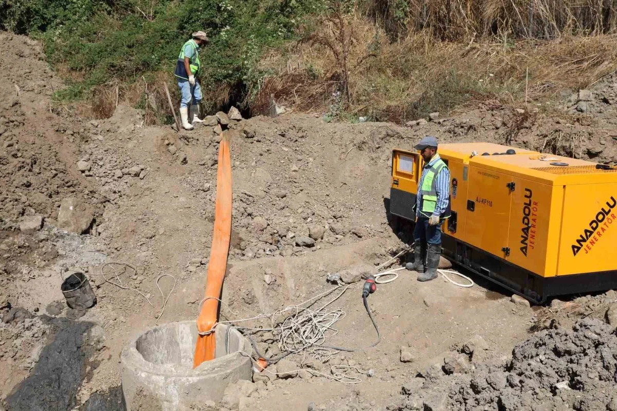 Bursa Osmangazi'de 2 kilometrelik atıksu hattı yapılıyor