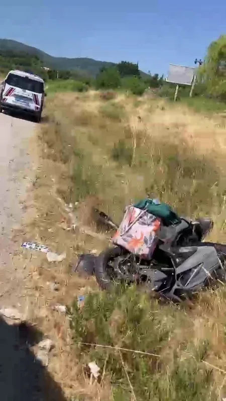 Yalova Çınarcık'ta motosiklet kazası: Karı koca öldü