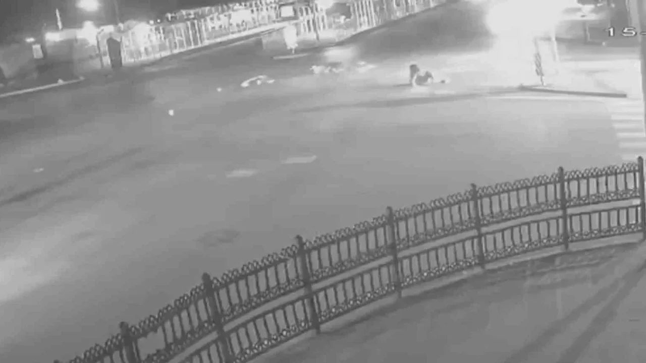 Sakarya'da ölümlü kaza kamerada: Onur Eker hayatını kaybetti
