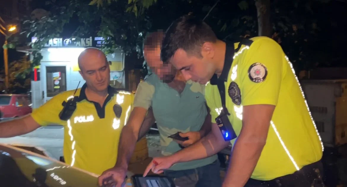 Bursa'da 3.59 promil alkollü bisiklet sürücüsü şarkı söyledi