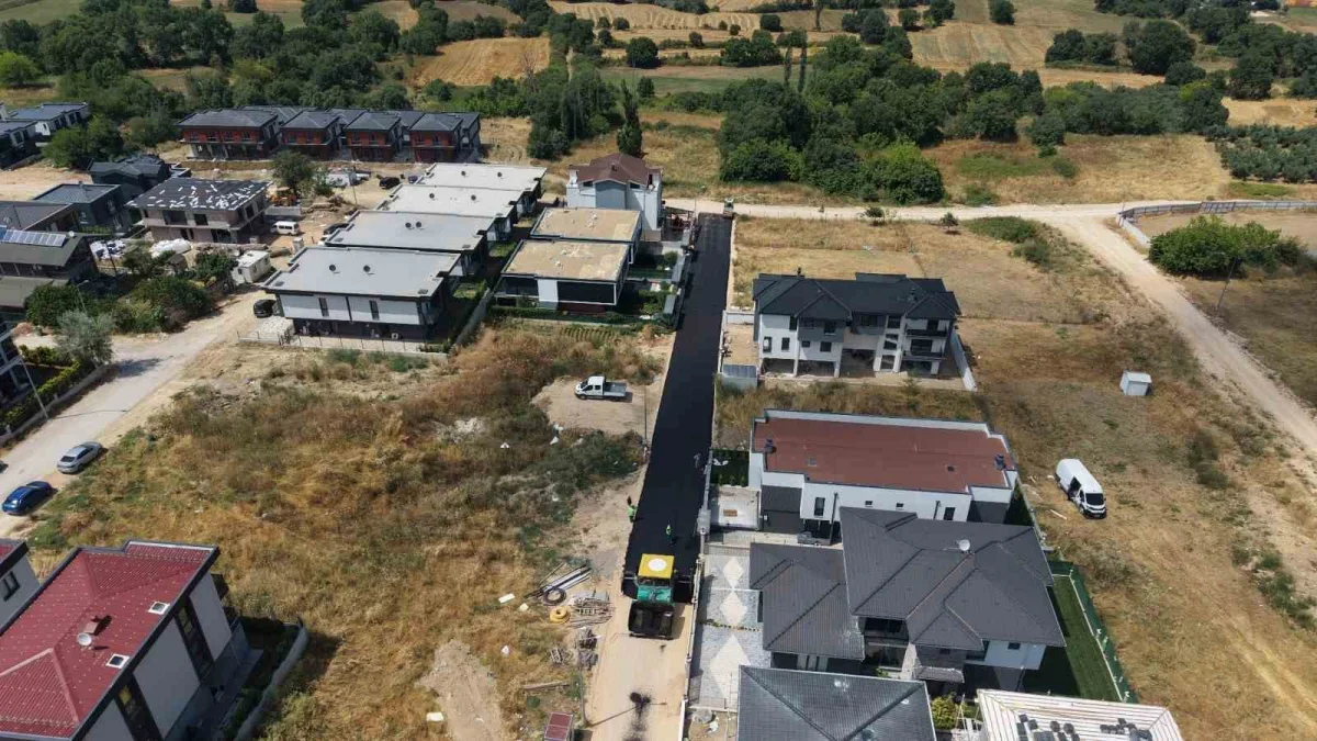 Nilüfer'de asfalt çalışmaları 9 mahallede hız kazandı