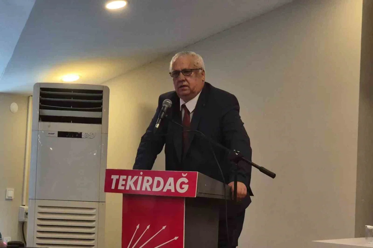 CHP Tekirdağ İl Başkanlığı'nda Erdoğan Kaplan göreve başladı