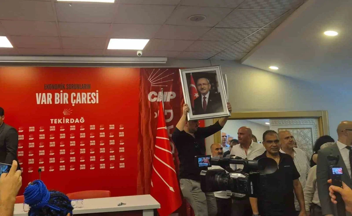CHP Tekirdağ İl Başkanlığı'nda Erdoğan Kaplan göreve başladı
