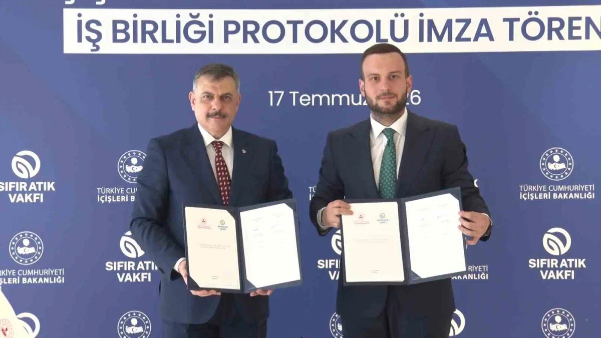 İçişleri Bakanlığı ile Sıfır Atık Vakfı arasında iş birliği