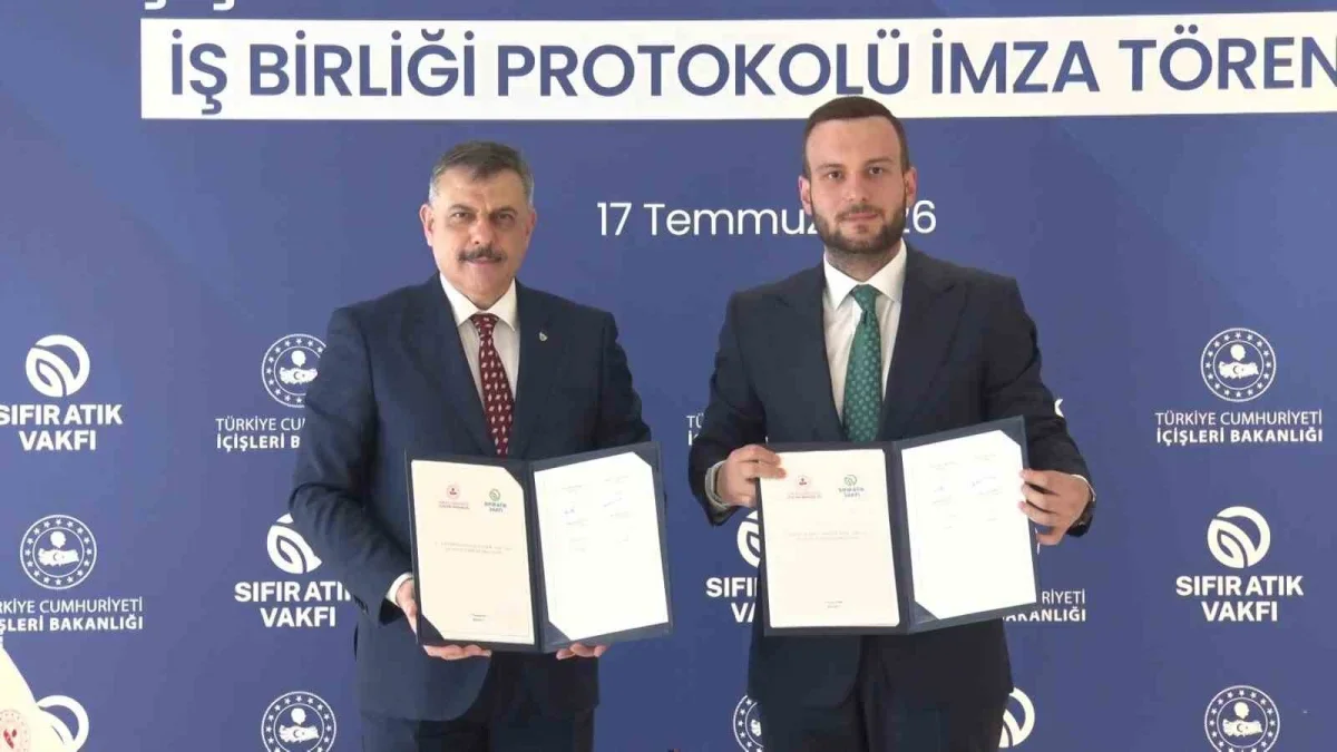 İçişleri Bakanlığı ile Sıfır Atık Vakfı arasında iş birliği