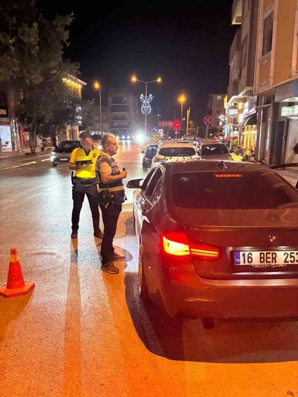 Bursa Orhangazi'de huzur uygulaması: 1 kişi yakalandı