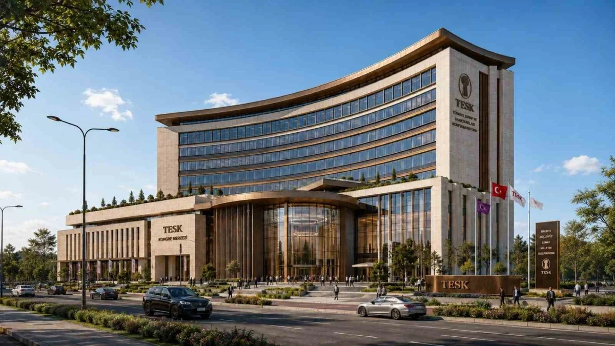 TESK'in yeni yerleşke projesi Eskişehir Yolu'nda tanıtıldı