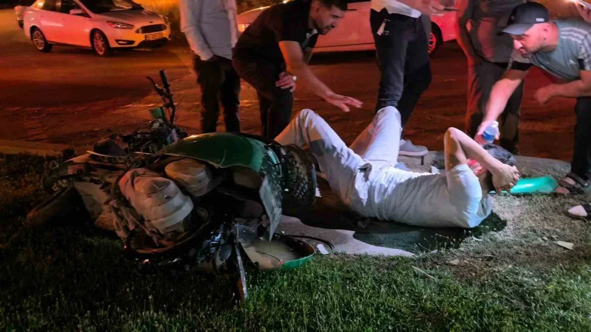 İnegöl'de motosiklet kazası: Fatih K. ağır yaralandı