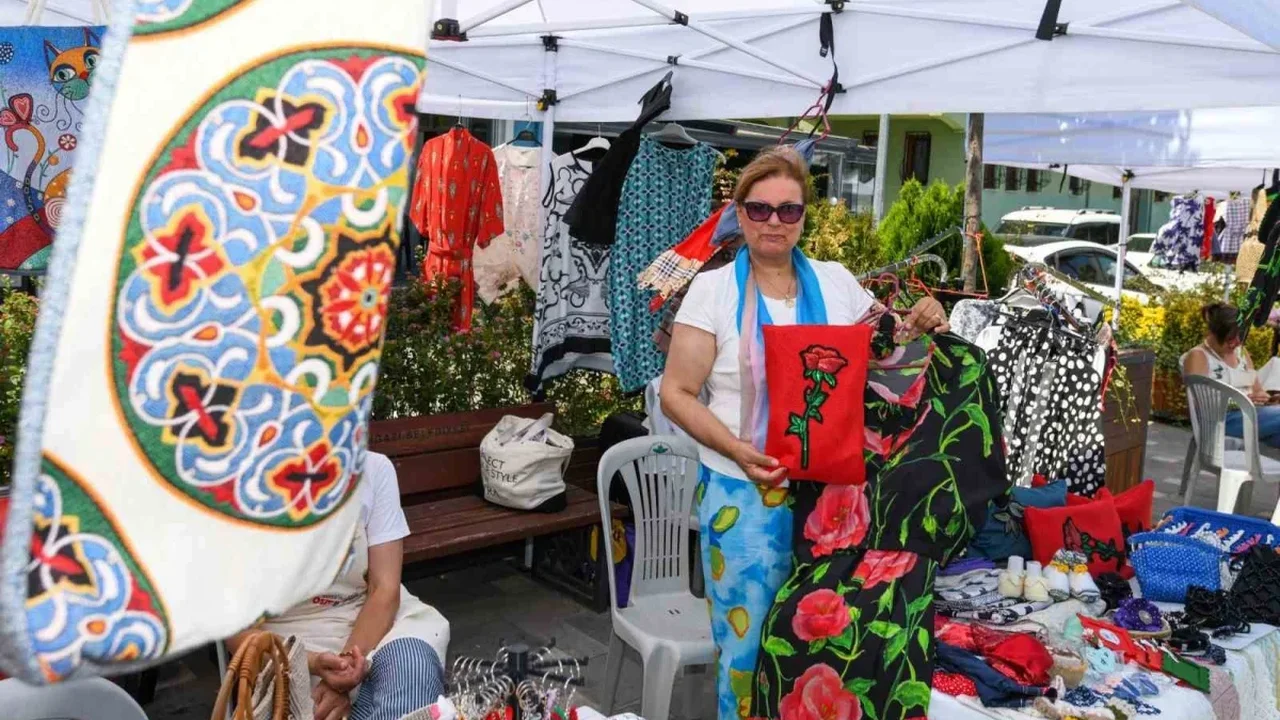 Osmangazi'de Kadın Girişimciler Sokağı el emeğini buluşturdu