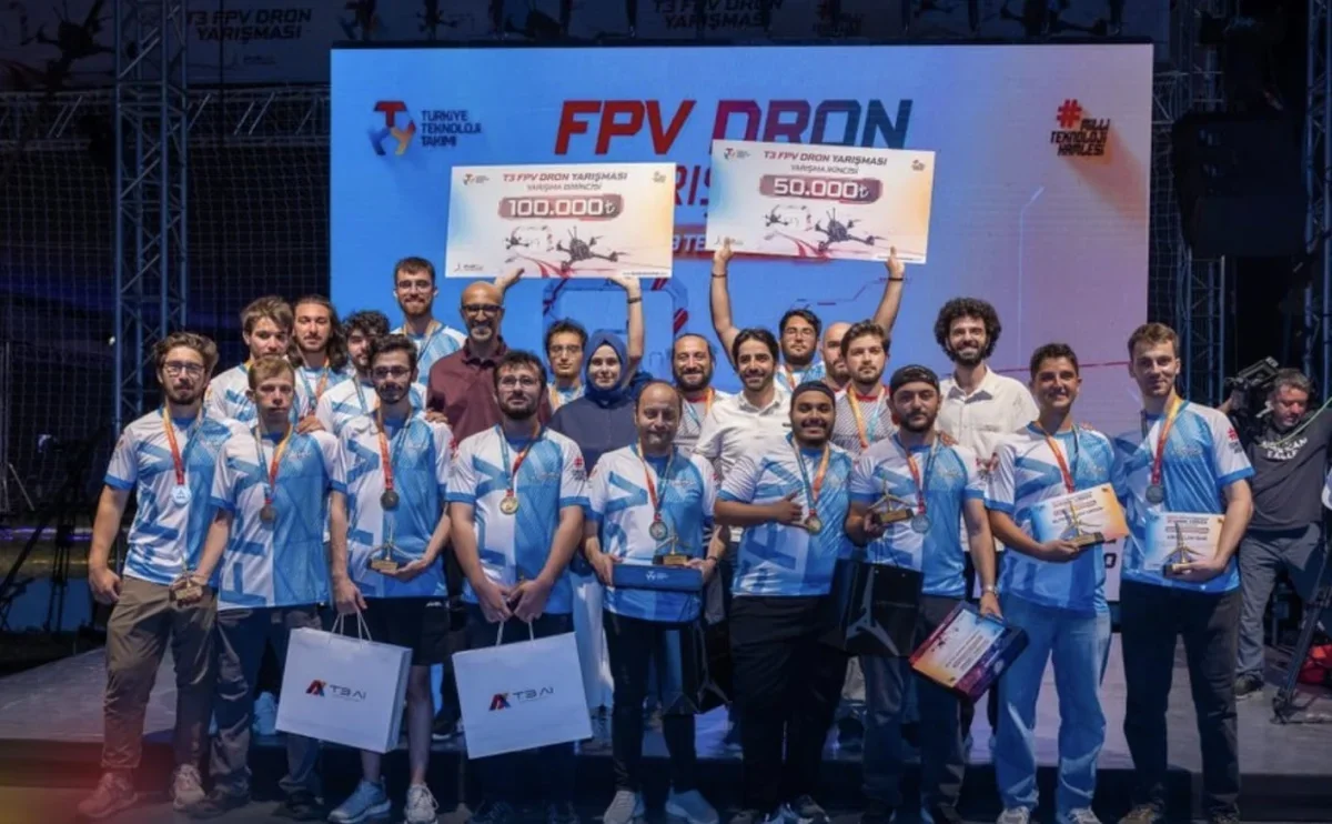 İstanbul'da FPV dron yarışması nefes kesti: Ödüller verildi