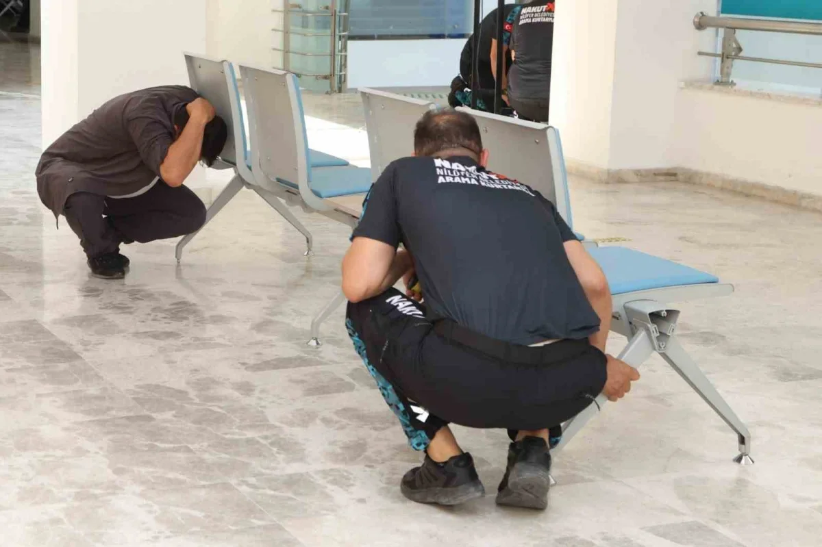 Nilüfer'de deprem ve yangın tahliyesi tatbikatı yapıldı