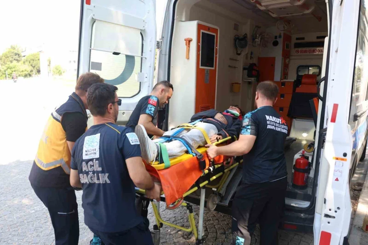 Nilüfer'de deprem ve yangın tahliyesi tatbikatı yapıldı