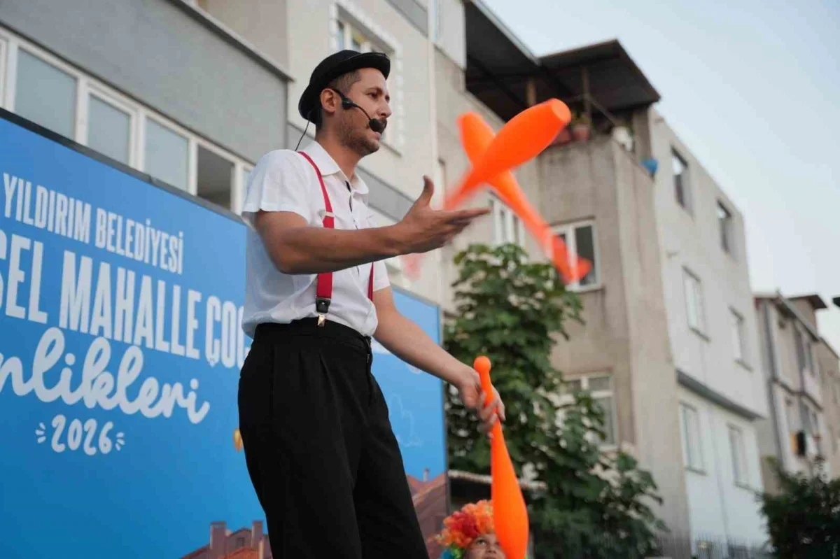 Yıldırım'da Geleneksel Mahalle Çocuk Şenlikleri başladı