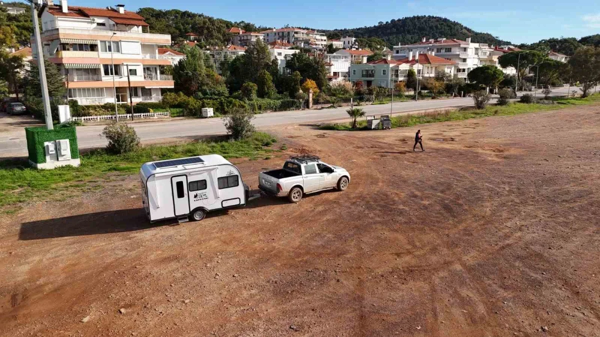 Ayvalık'ta karavan parkına yeni yasak: Yol kenarına izin yok