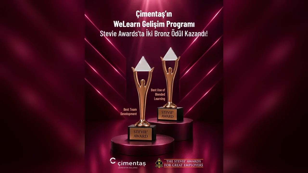 Çimentaş, Stevie Awards'ta WeLearn ile iki bronz ödül kazandı