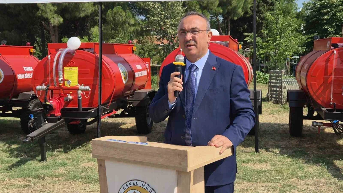 Tekirdağ'da 50 mahalleye su tankeri: Orman yangınlarına önlem