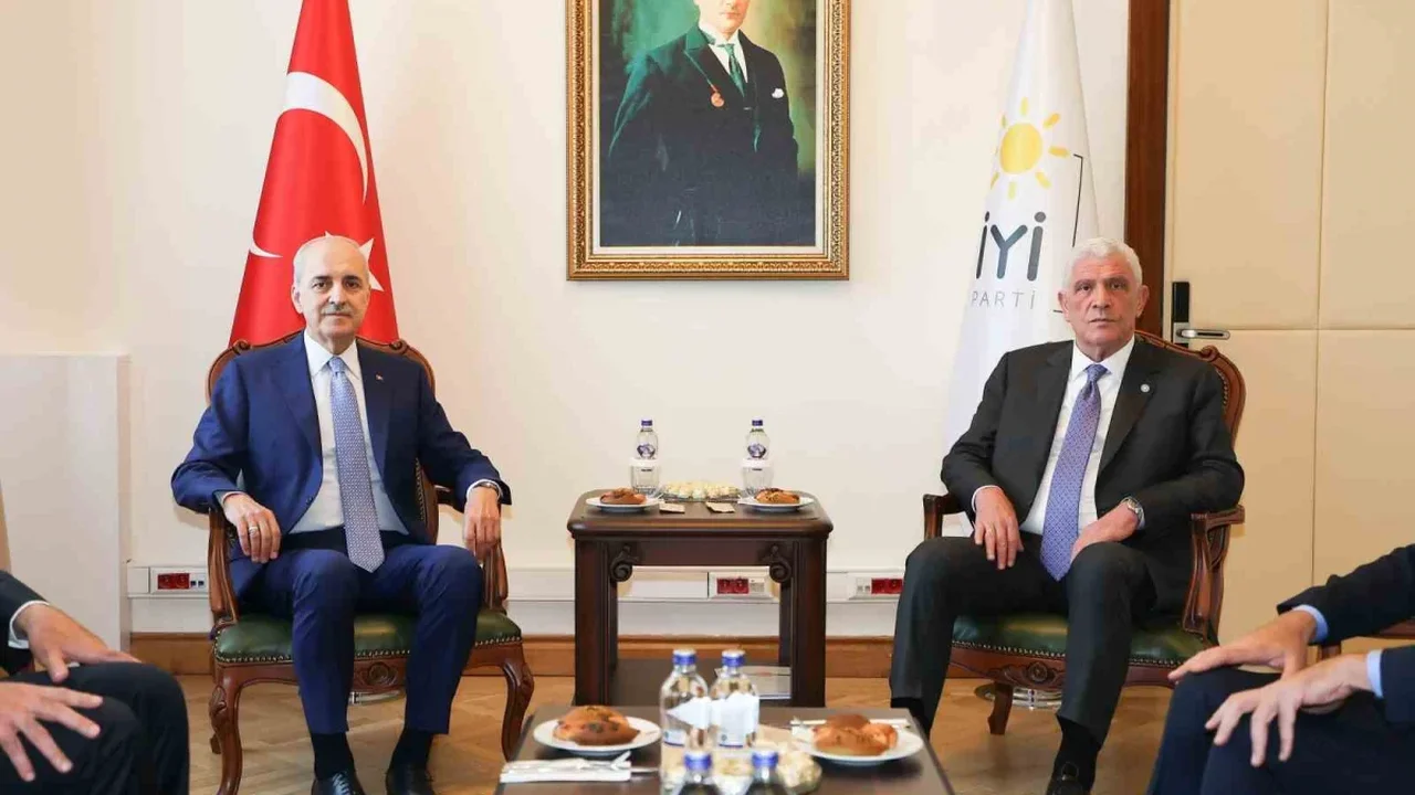 Kurtulmuş, İYİ Parti lideri Dervişoğlu'nu TBMM'de ziyaret etti