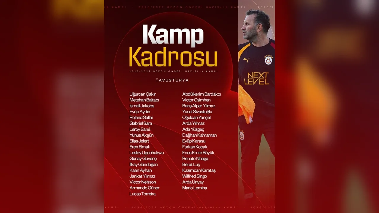 Galatasaray Avusturya kampı için yola çıktı