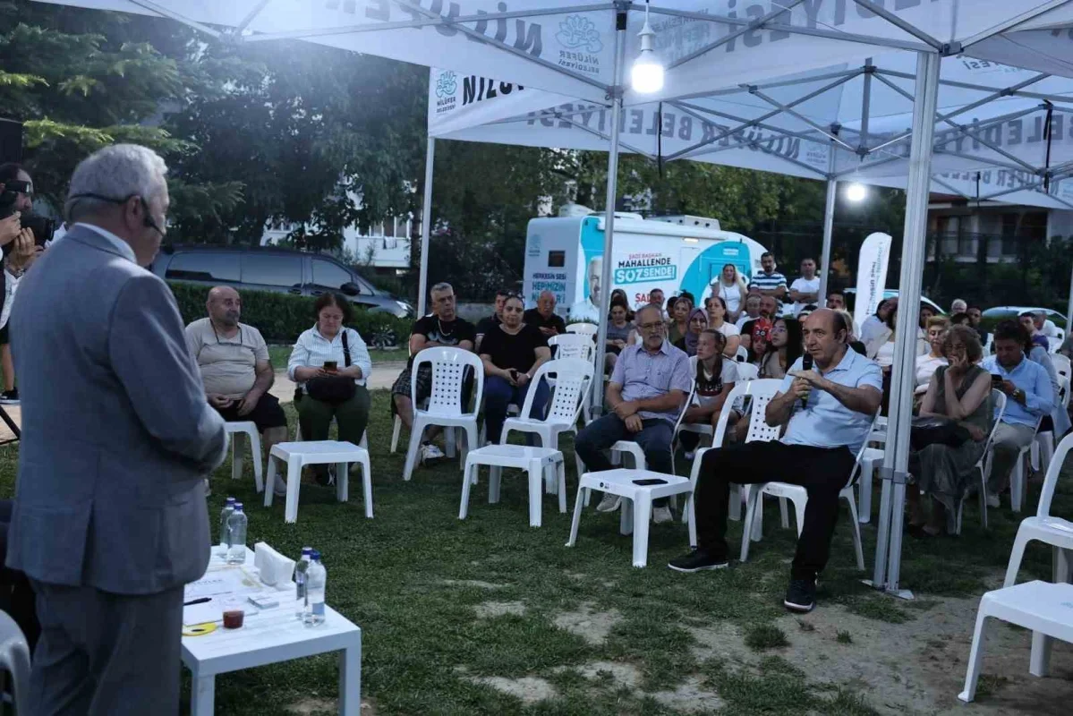 Şadi Özdemir Beşevler'de vatandaşların taleplerini dinledi