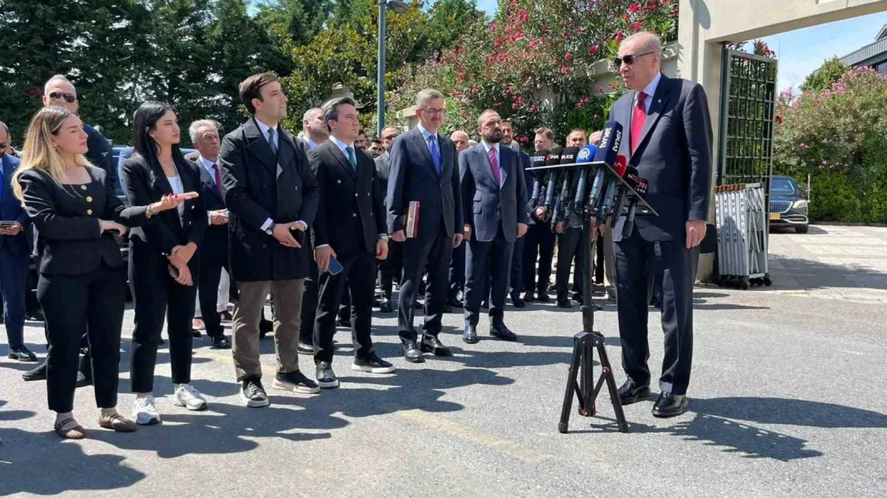 Erdoğan: Ayasofya'yı yeniden ibadete açmak bize nasip oldu
