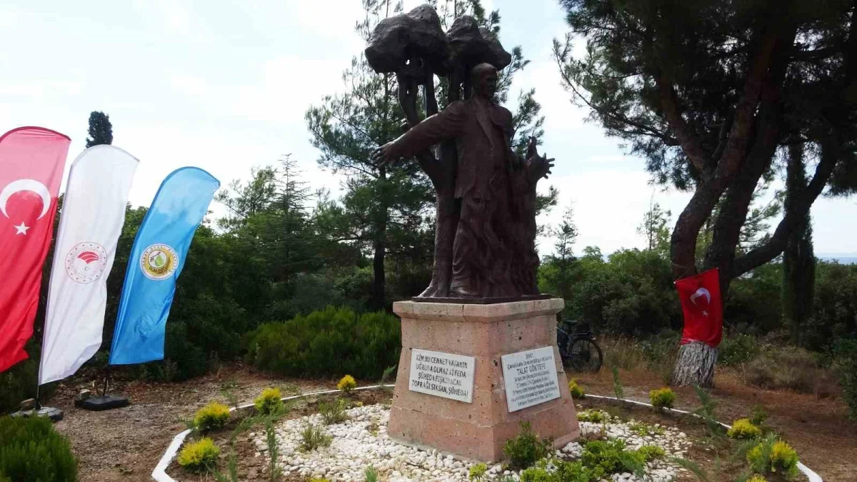 Talat Göktepe için Çanakkale'de 32. yıl anma töreni düzenlendi