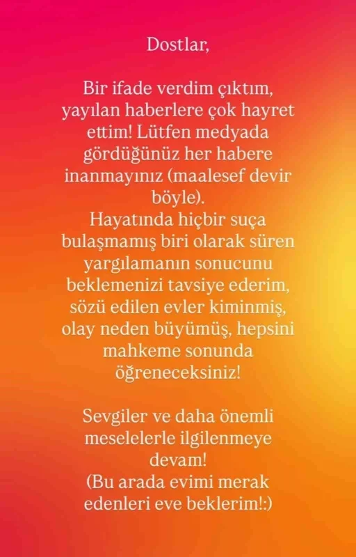 Ezel Akay adli kontrol sonrası ilk kez konuştu: "Mahkeme sonunda"