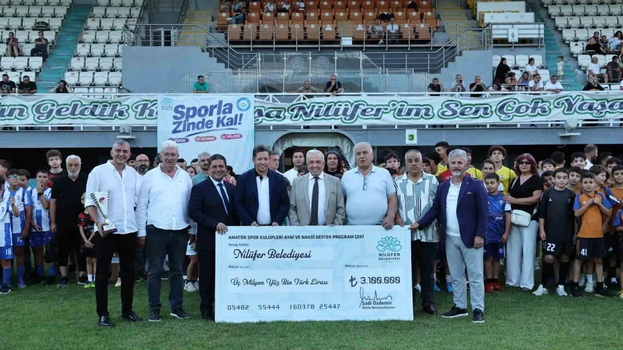 Nilüfer Belediyesi 31 amatör spor kulübüne 3,1 milyon lira destek verdi