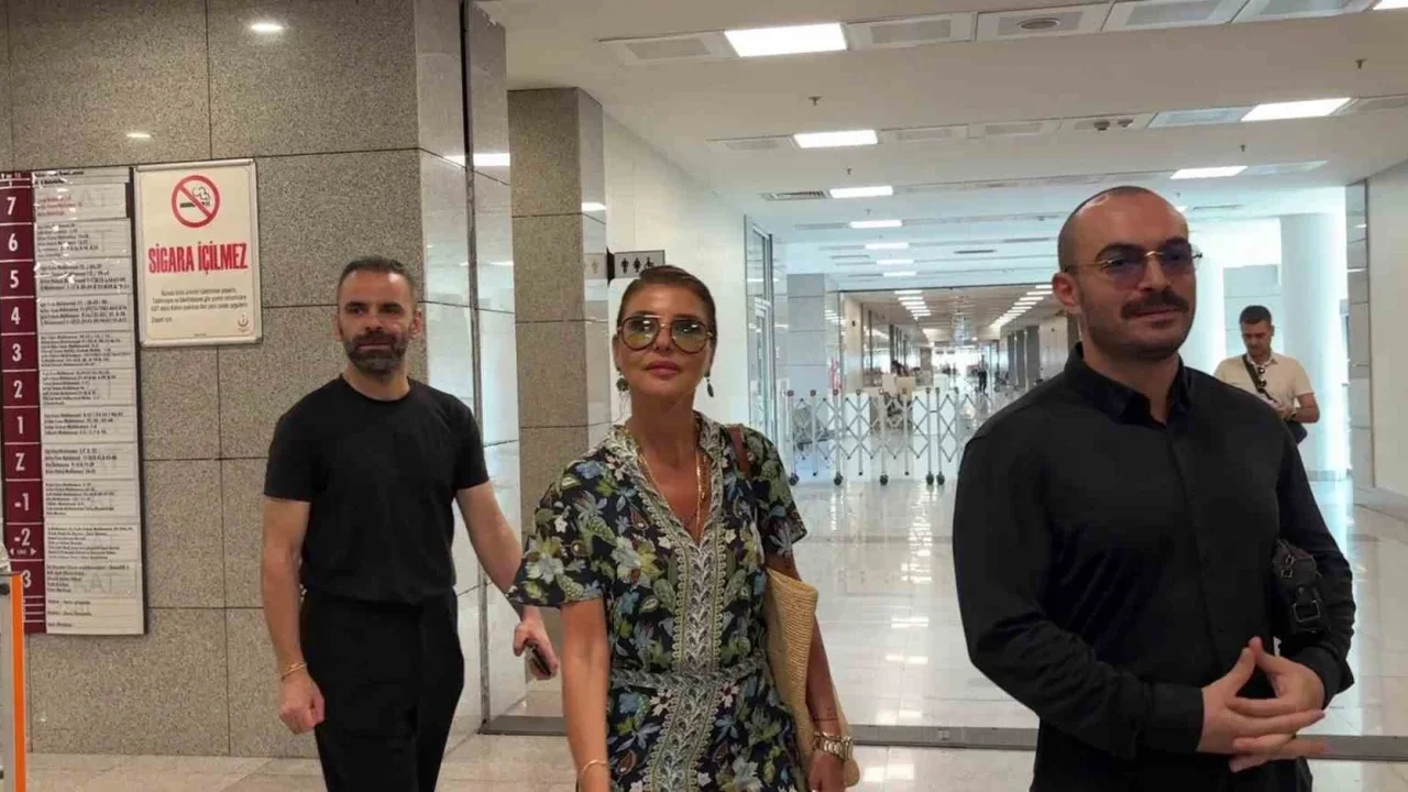 Gülben Ergen Ahbaplar Suç Örgütü soruşturmasında adliyeye geldi