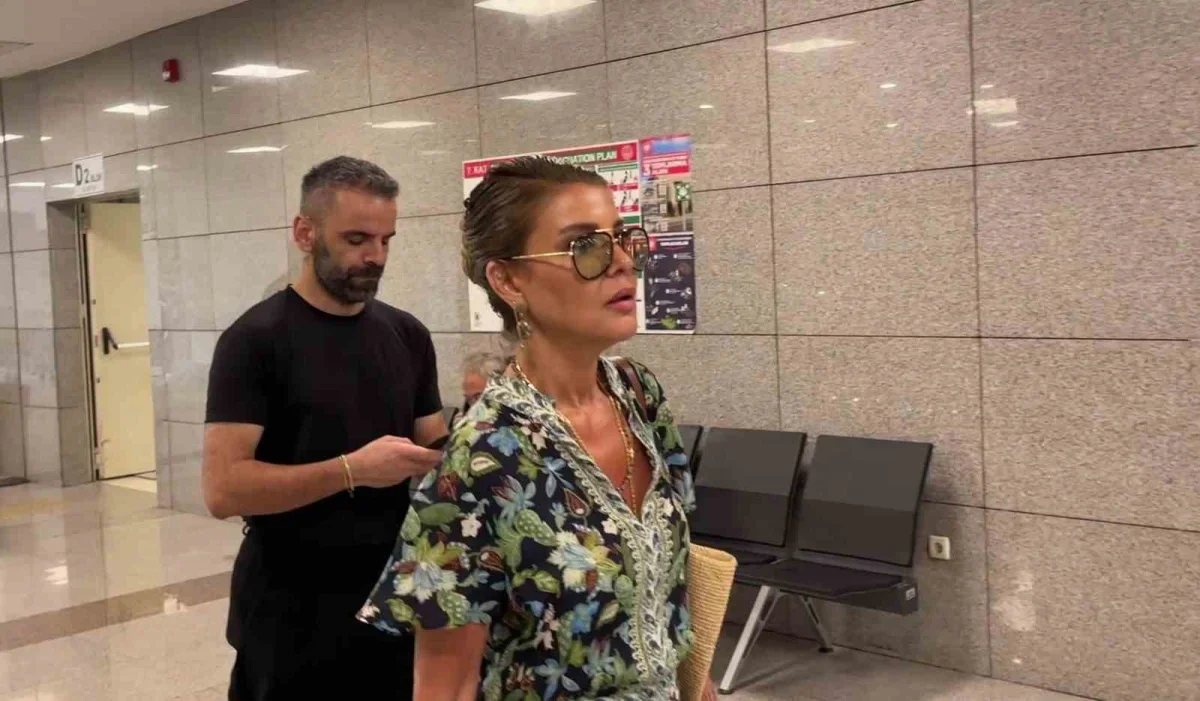 Gülben Ergen Ahbaplar Suç Örgütü soruşturmasında adliyeye geldi