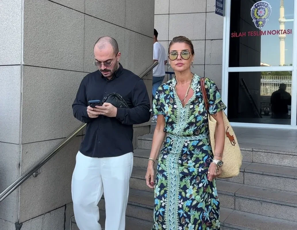 Gülben Ergen Ahbaplar Suç Örgütü soruşturmasında adliyeye geldi