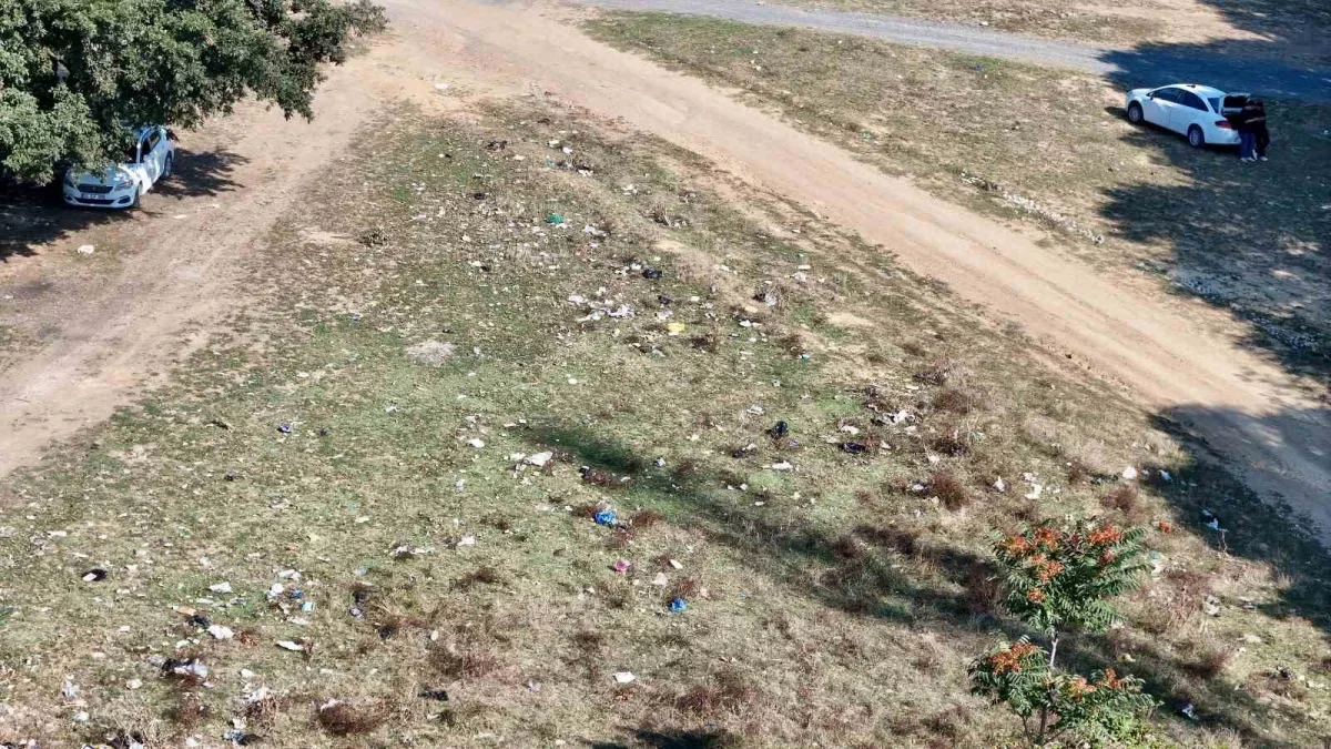 Kızıltepe ormanlık alanı çöplüğe döndü, yangın riski büyüyor