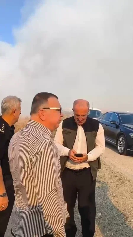 Çanakkale Valisi Toraman yangın bölgesinde inceleme yaptı