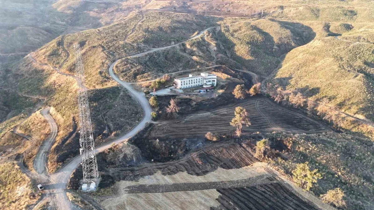 Çanakkale'de yanan alanlar dronla görüntülendi, ateş yasağı geldi